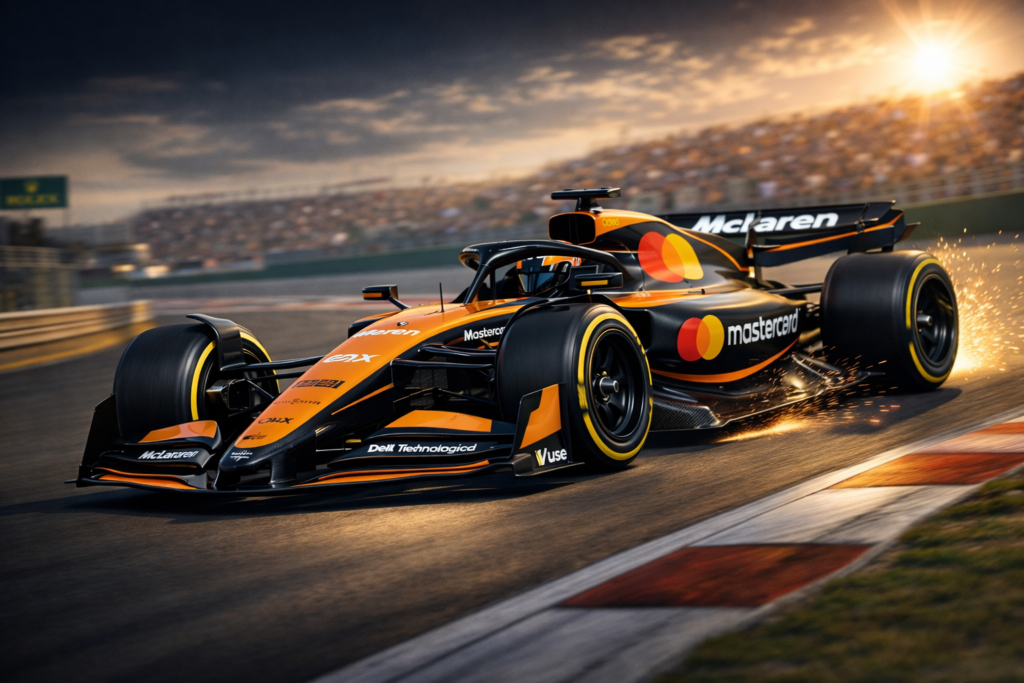 New launch McLaren f1 mastercard car 