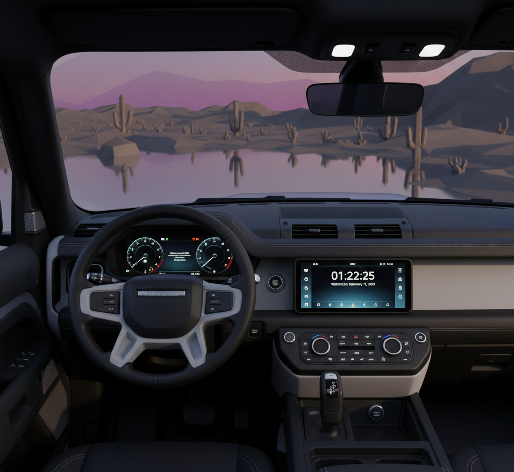 Defender 130 interior 