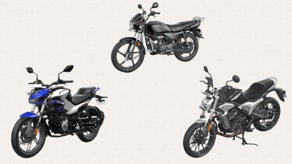 TOP THREE LATEST HERO MOTORCYCLE