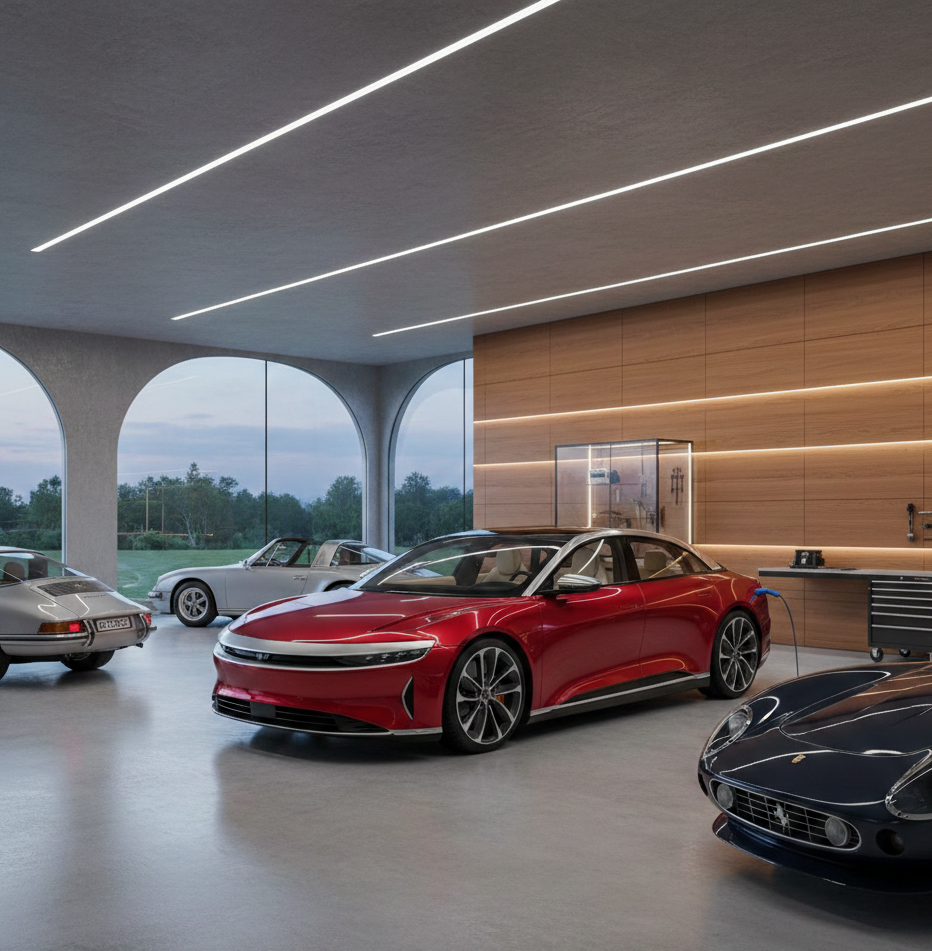 lucid air electric machine