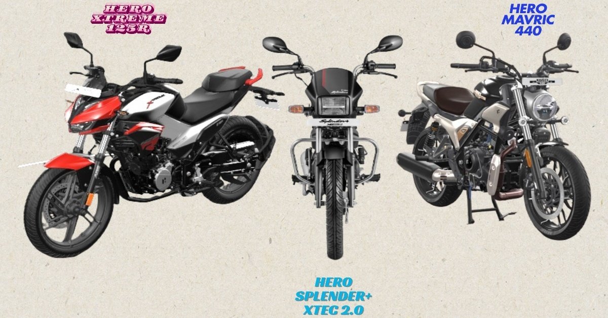 The top three latest motorcycle bikes