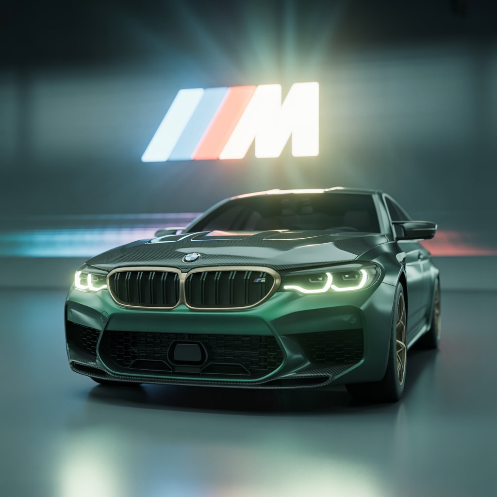 bmw m5 cs with beautiful eye